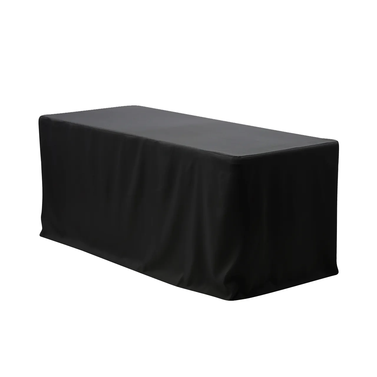 Tablecloth Black Fitted 6ft