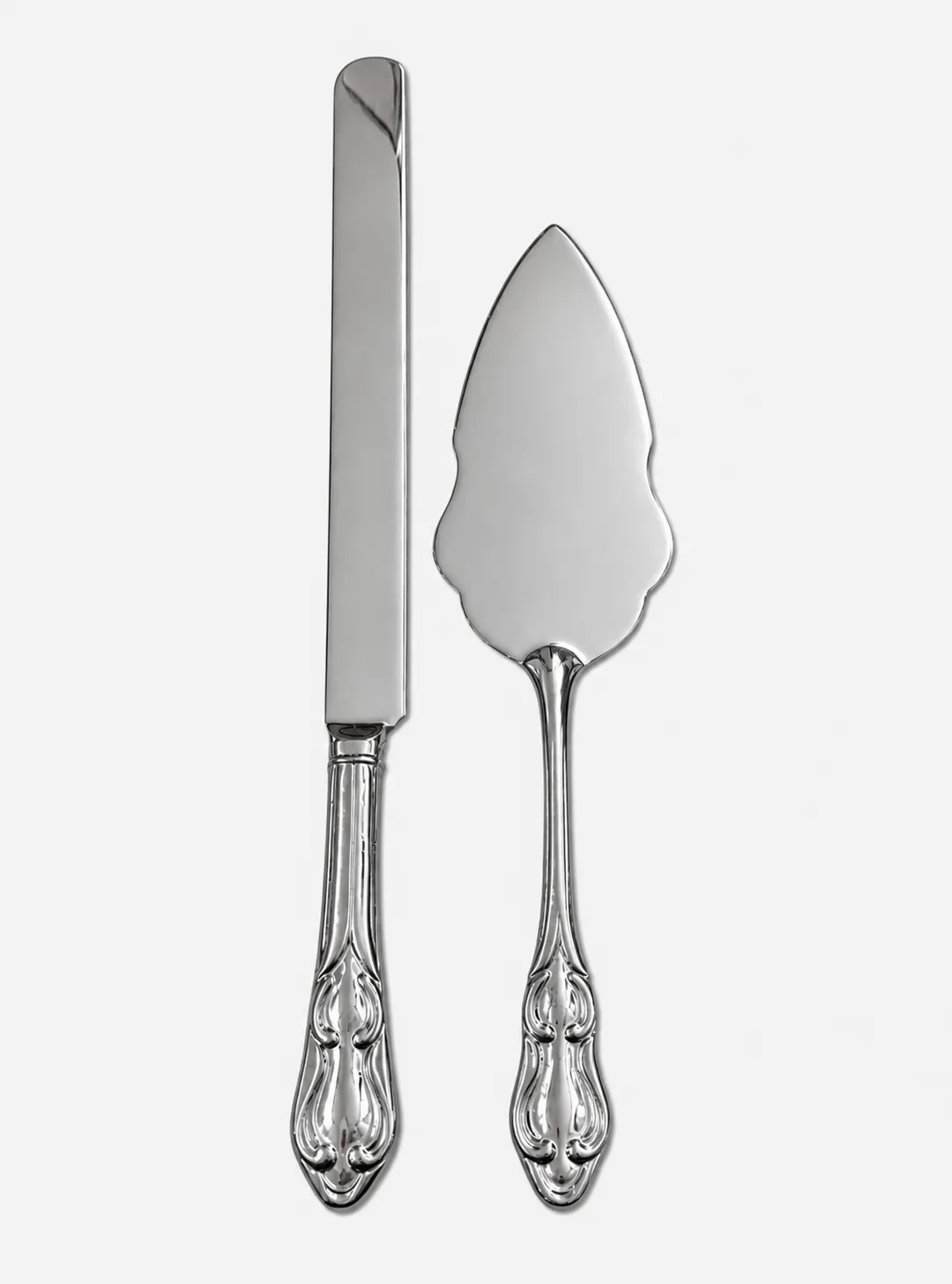 Cake Knife and Server Stainless Set