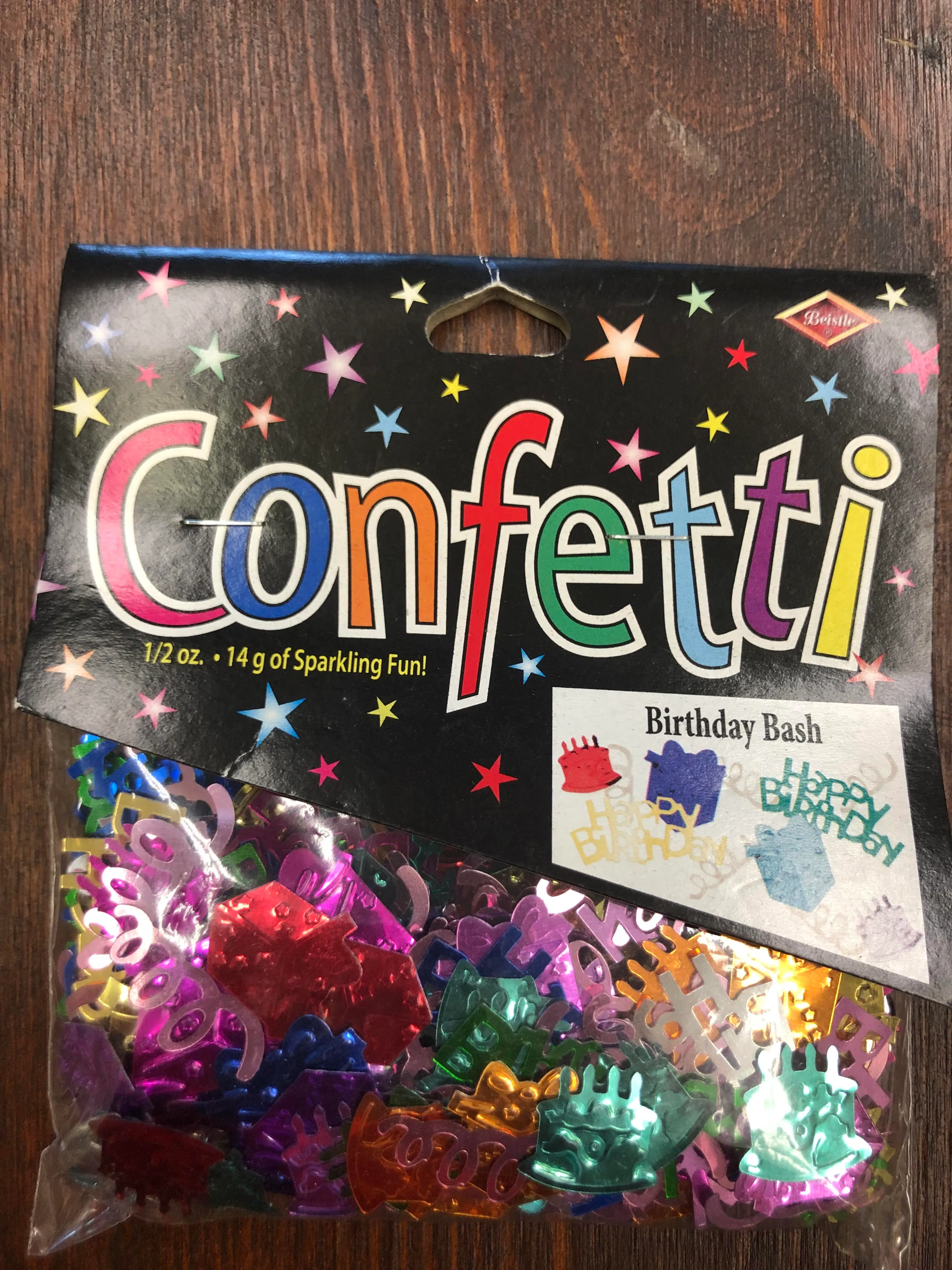 Confetti party packs - birthday bash