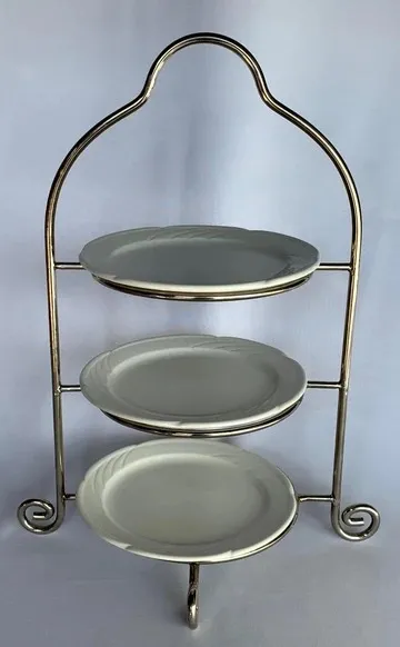 3 Tier Silver Stand 