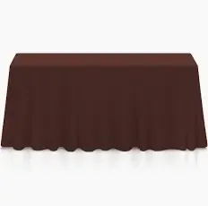 Tablecloth Brown Rectangular 90" x 132"