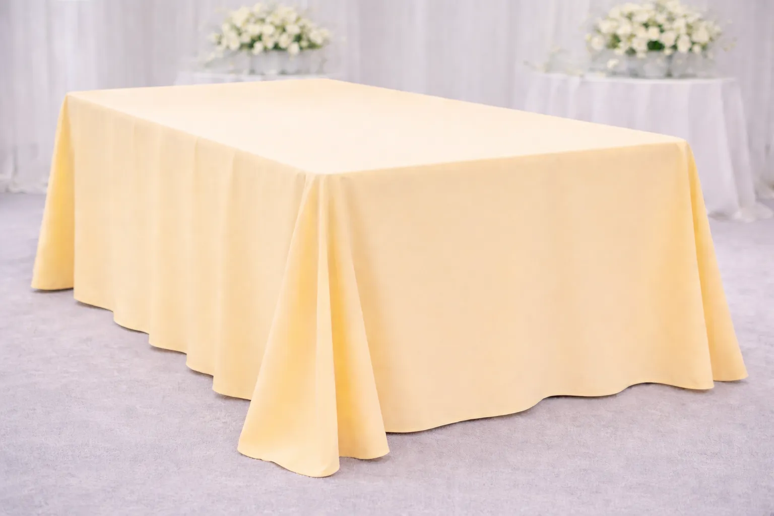 Tablecloth Dark Cream Rectangular 90" x 154"