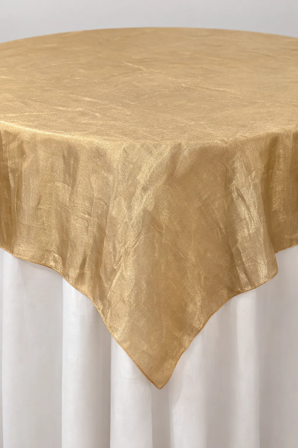 Shiny Gold Overlay 72" x 72"