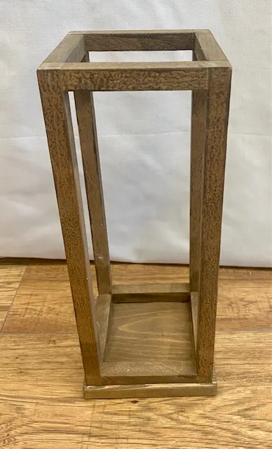 Wooden Frame Candle Holder Large 5.5" x 14"
