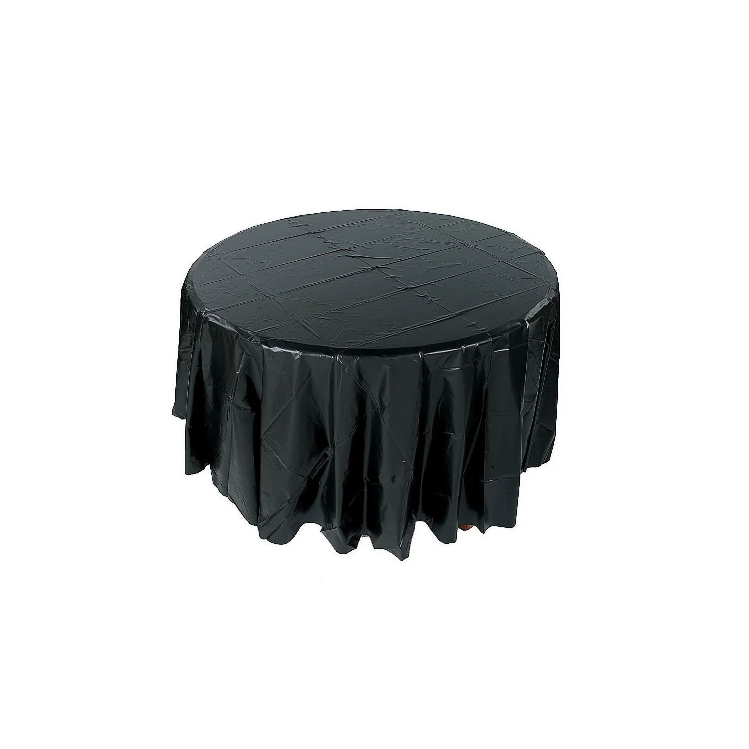 Tablecloth Black round 136"