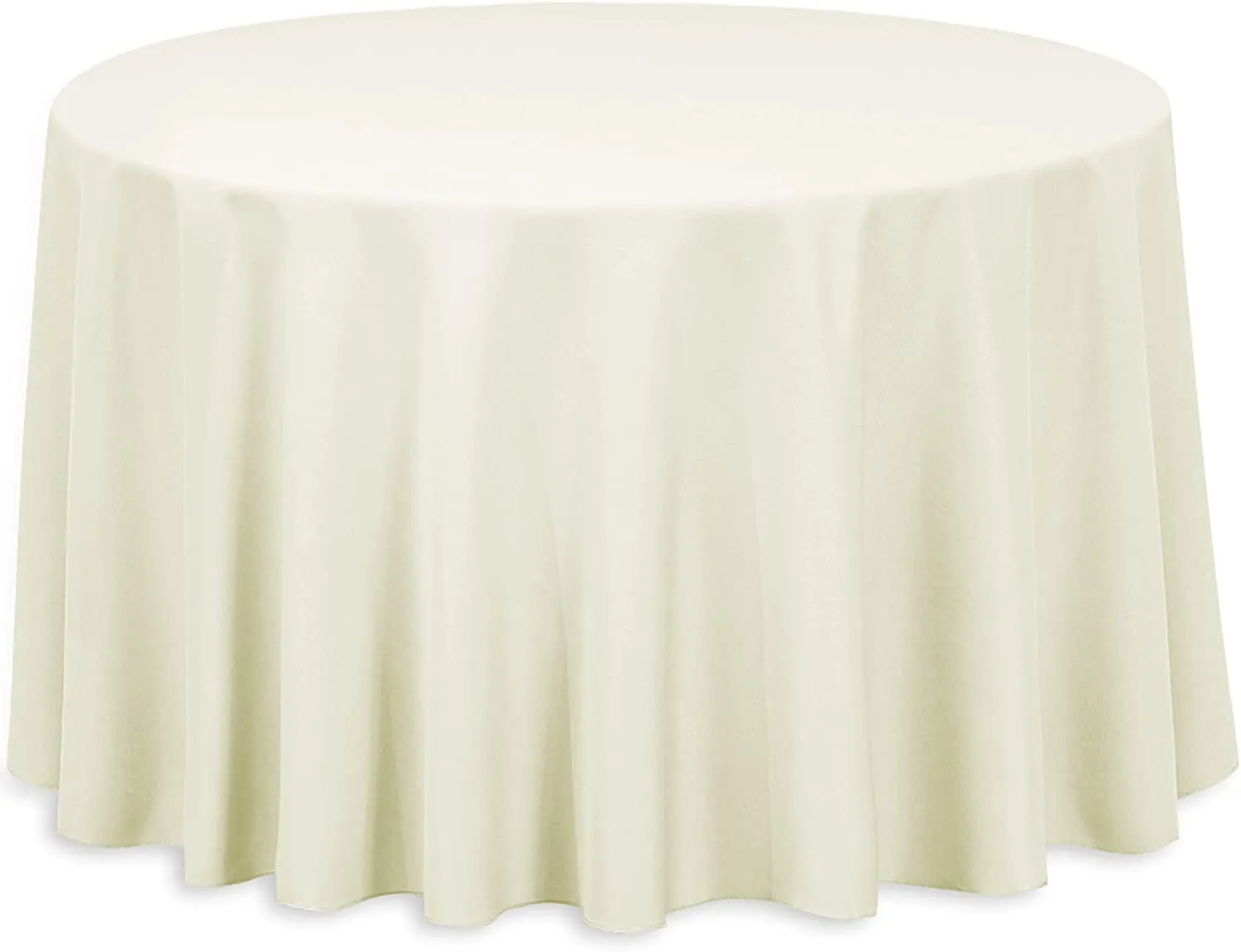 Tablecloth Ivory round 108"