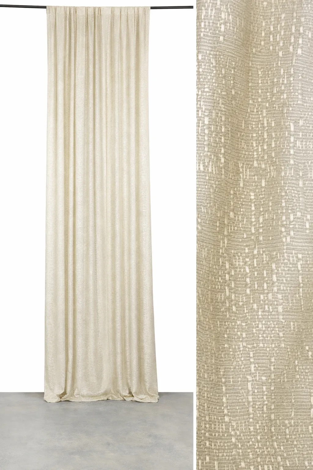 Ivory Textured Backdrop Panel 8ft