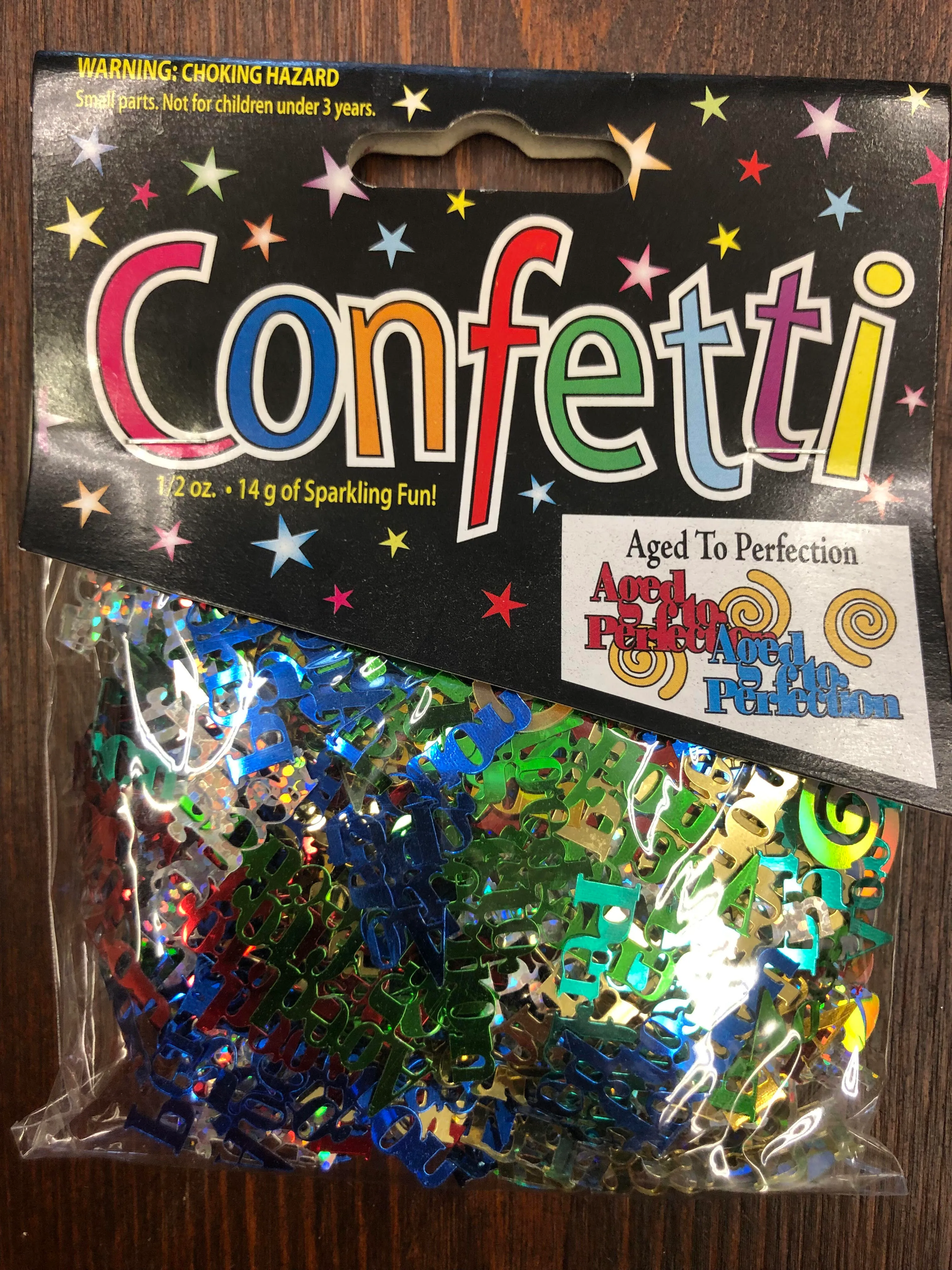 Confetti party packs - Aged to Perfection