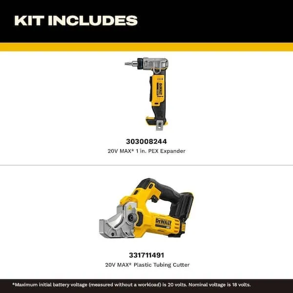 Dewalt 20V Plastic Tubing Cutter