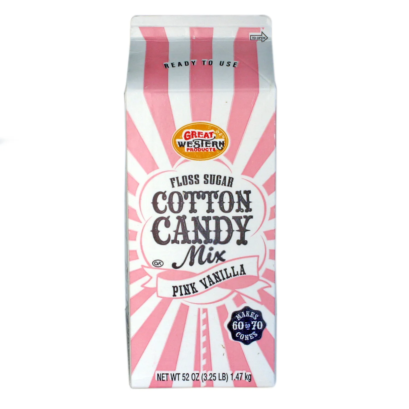 Pink Vanilla Cotton Candy Floss Sugar