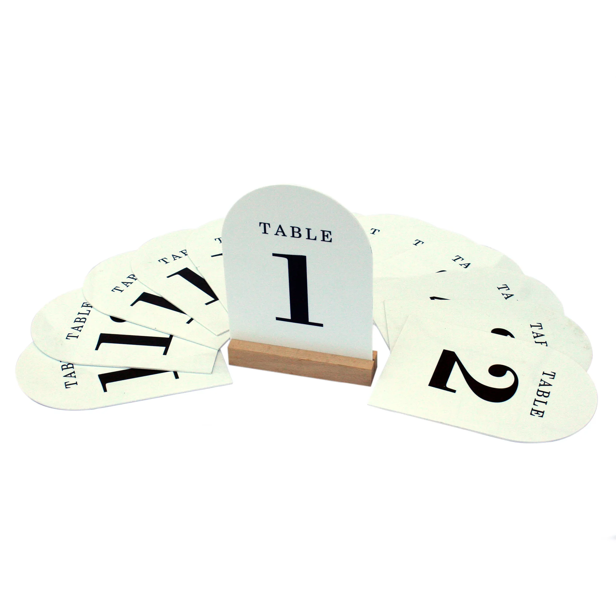 Table Numbers