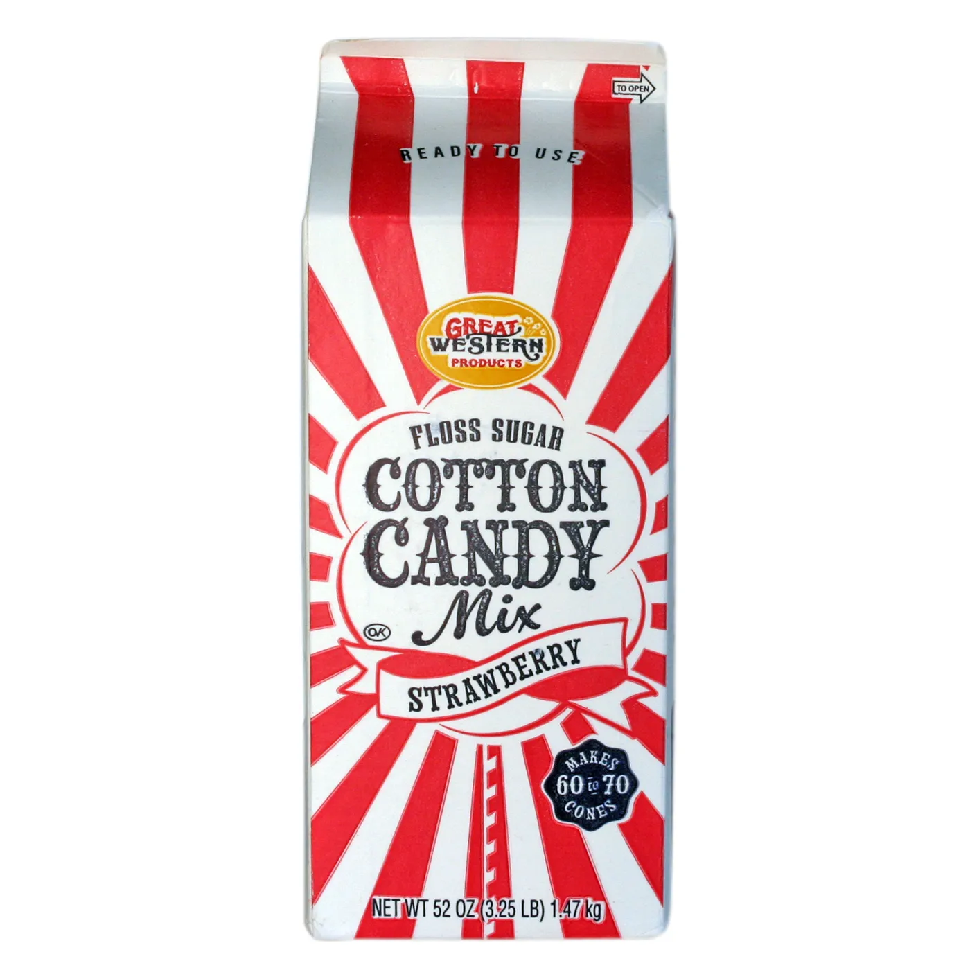 Strawberry Cotton Candy Floss Sugar