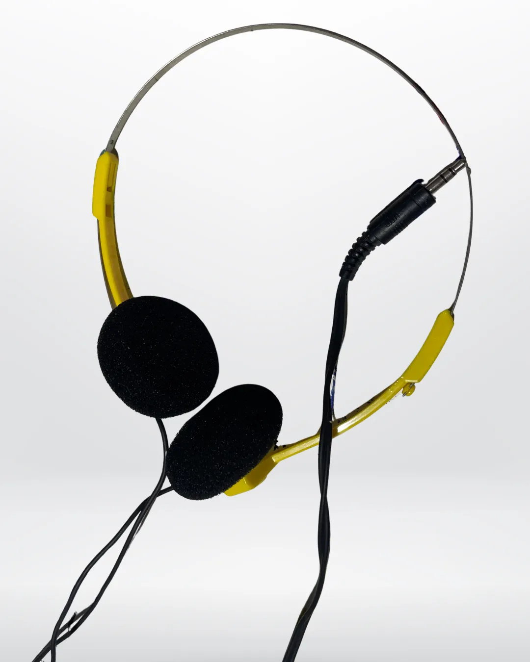 90s Yellow headphones