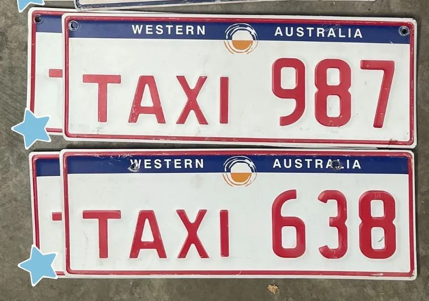 Number Plates - Taxi