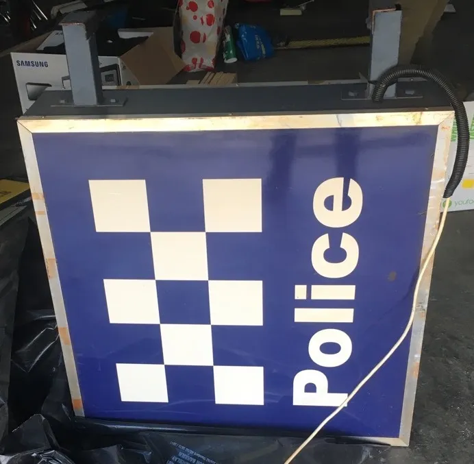 Police Sign Square