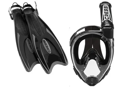 Snorkel Gear Full Face Mask Bundle #3 - 1 Person