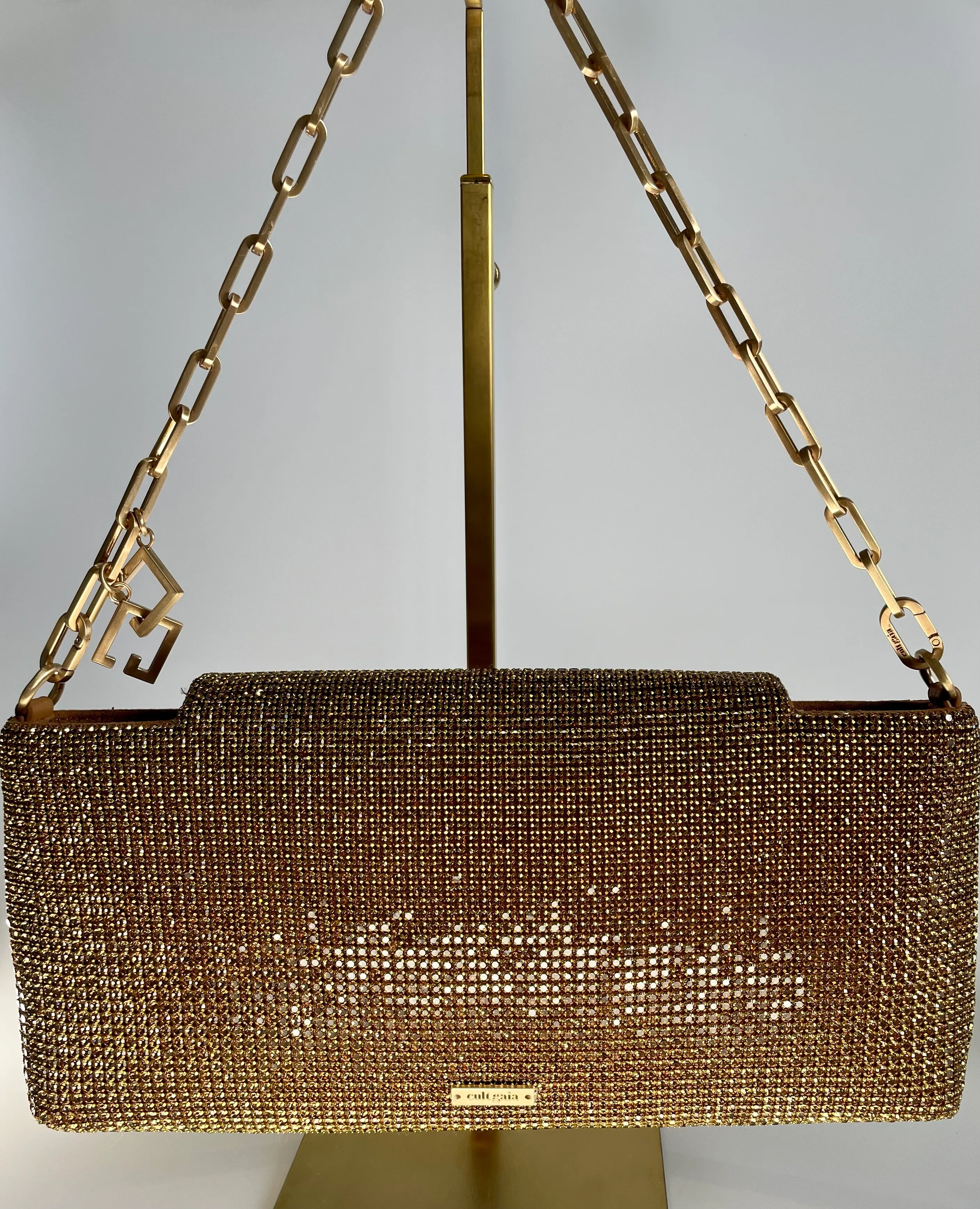 Cult Gaia Mirai Gold Bag