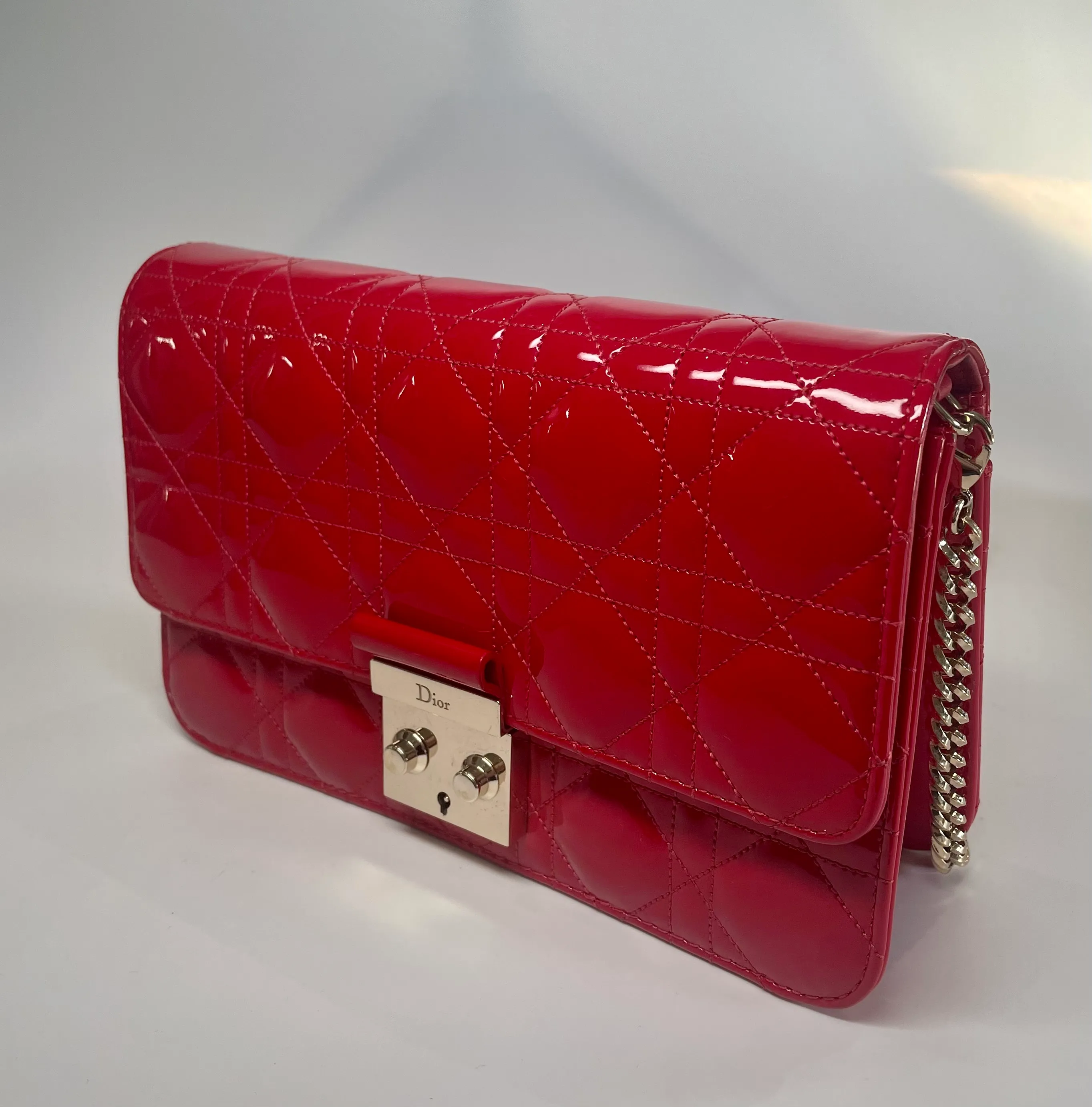 Dior Promenade Clutch - Red