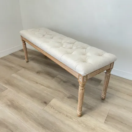 Elegant Bench White