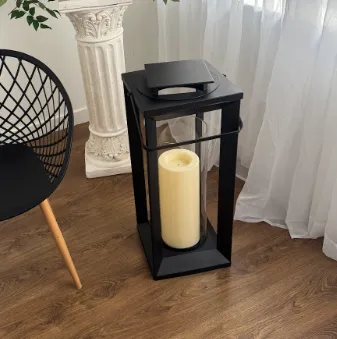 Indoor/Outdoor Pillar Candle Lantern