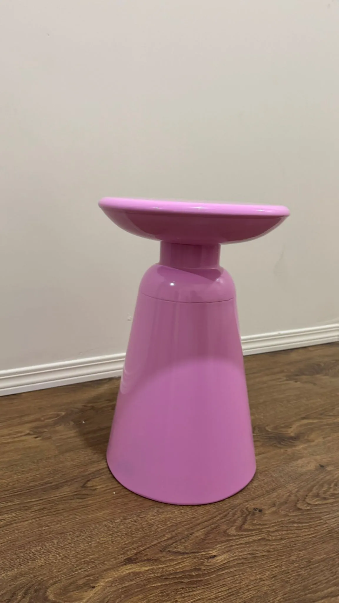 Pink stool
