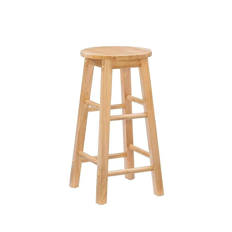 Linon Home Décor Products Classic Carpenters Round Seat Counter Stool