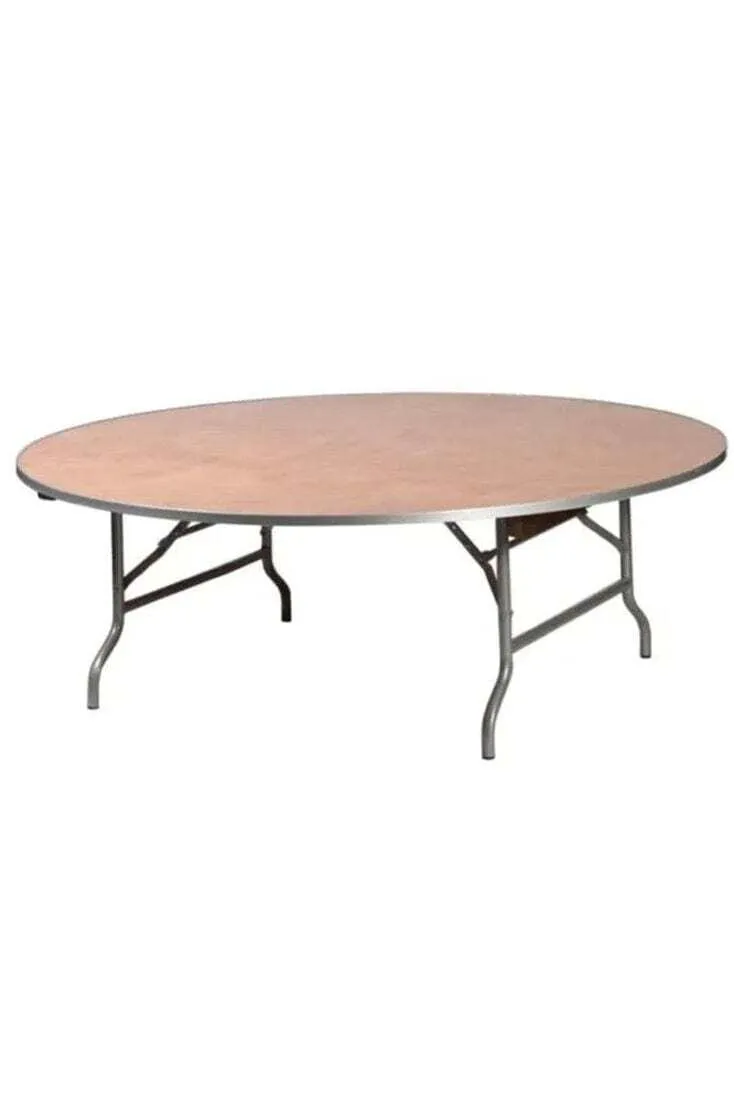 Plywood Banquet Folding Table - 5 Foot Round
