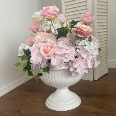 FLOWER ARRANGEMENT WITH POT PERFECT FOR DECOR