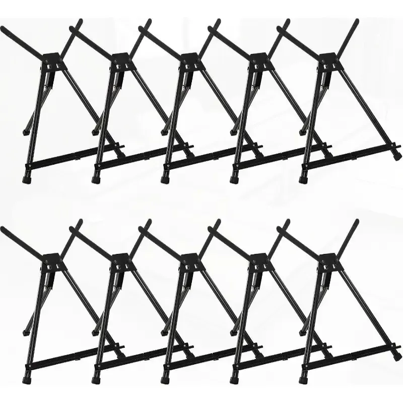 Artist Tabletop Display Easel, Aluminum Tripod Easel,Collapsible Folding Frame Easel,Portable Lightweight Table Top Easel,Hold Canvas Up to 22X24inches