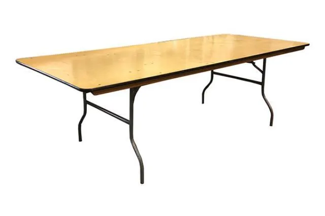 Plywood King Folding Table - 8 Foot x 42 inch