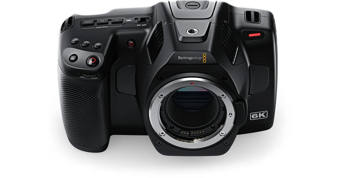 Blackmagic Pocket Cinema Camera 6K G2 w/ Cage, Top Handle & Power