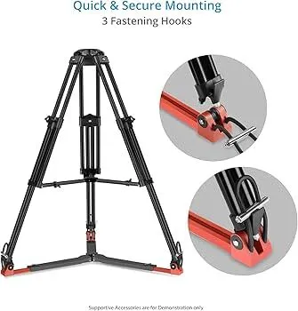 Sachtler FSB4 Tripod Full Set (Manfrotto 545B Legs + 100mm Bowl + 75mm Adapter + Bag)