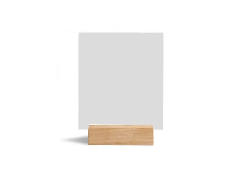 Holzkartenhalter