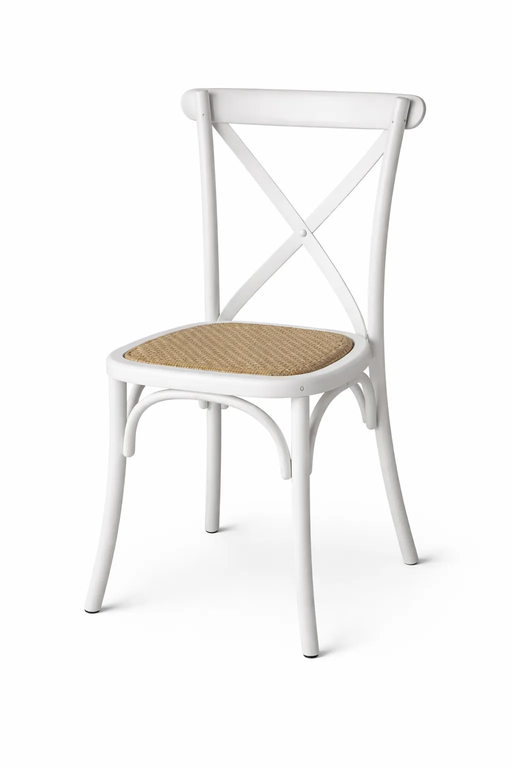 Crossback-Chair weiß