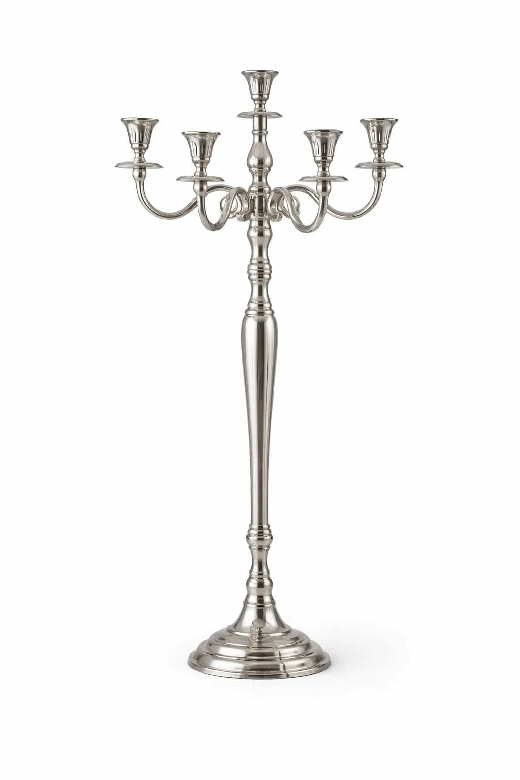 Kerzenständer 5-armig silber