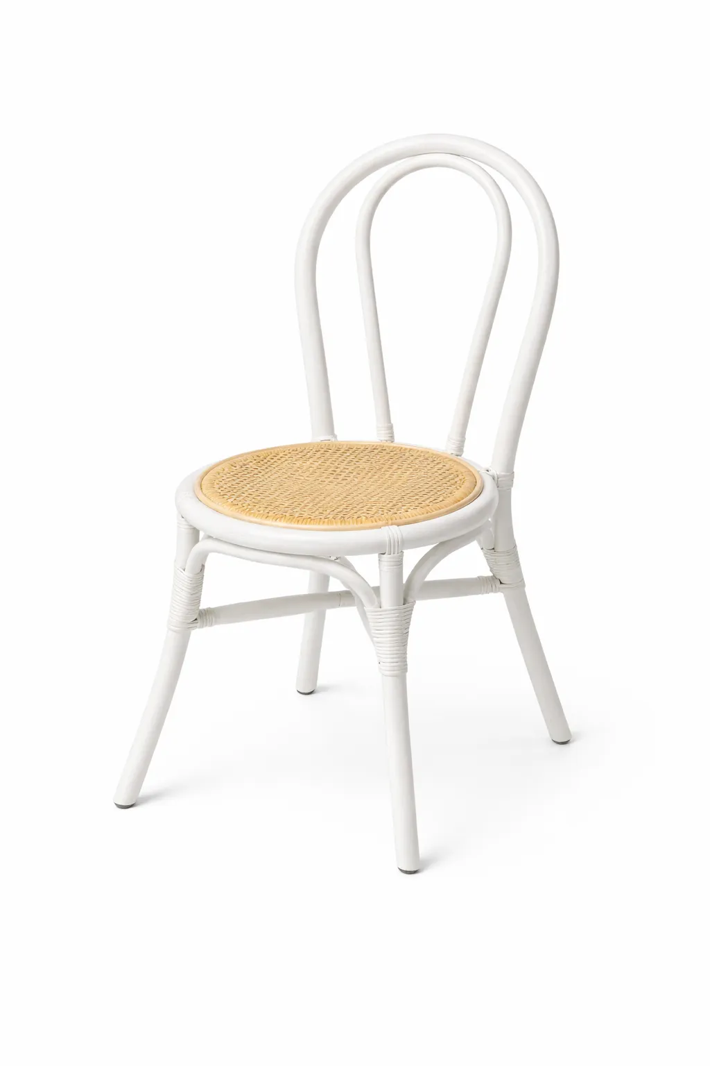 Stuhl weiß abgerundet