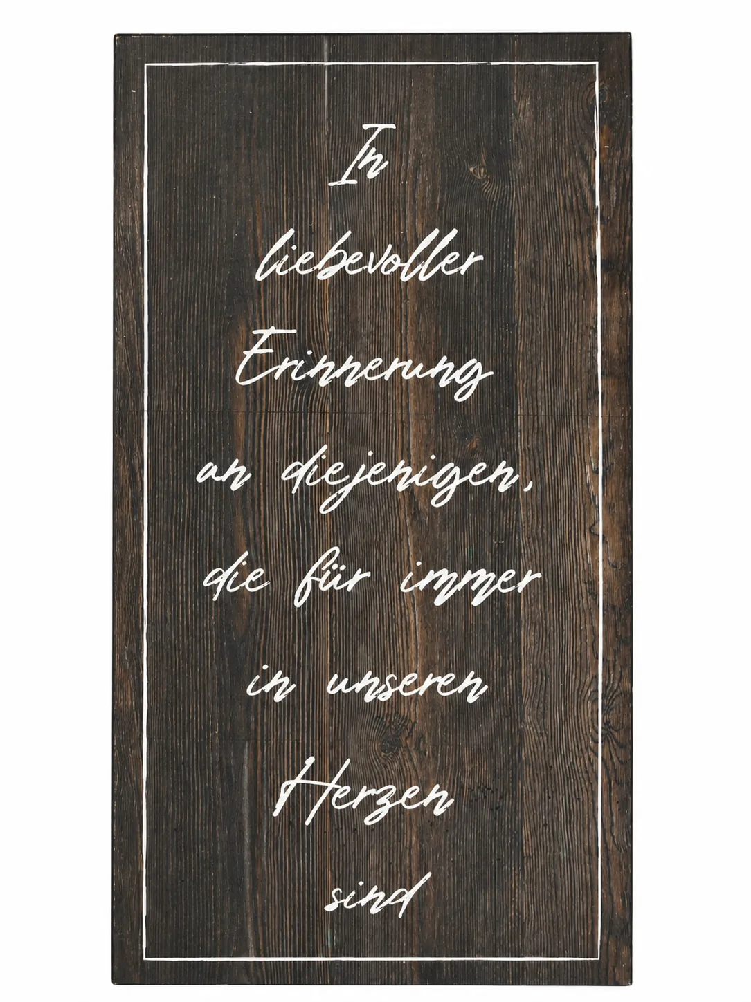 Erinnerungs-Schild