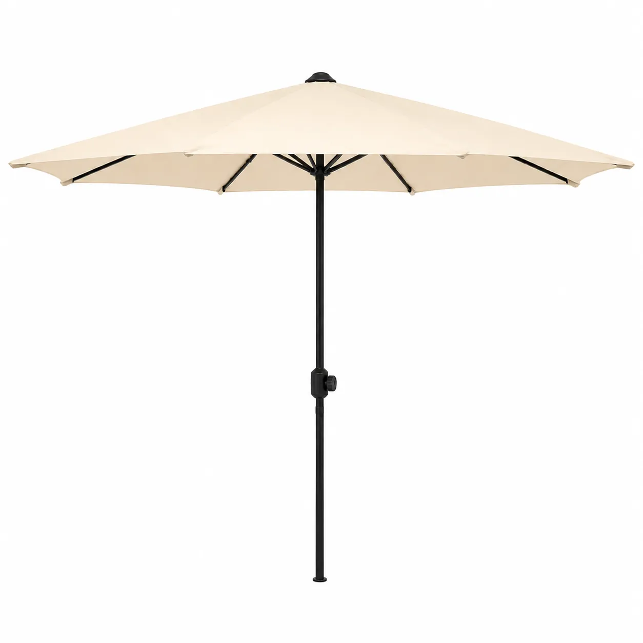 Sonnenschirm beige mit Fuß