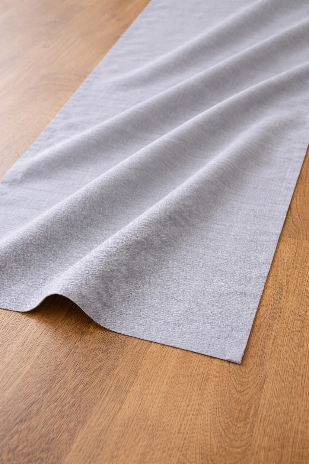 Leinen-Läufer stahlblau