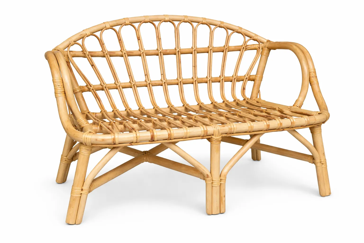 Rattanbank Zweisitzer für Kinder