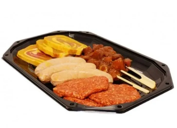 BBQ vlees schotels - Per 4 personen!