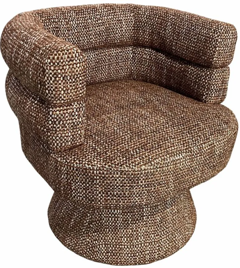 OC 0055 - Occasional Chair - Elliot Swivel in Brown