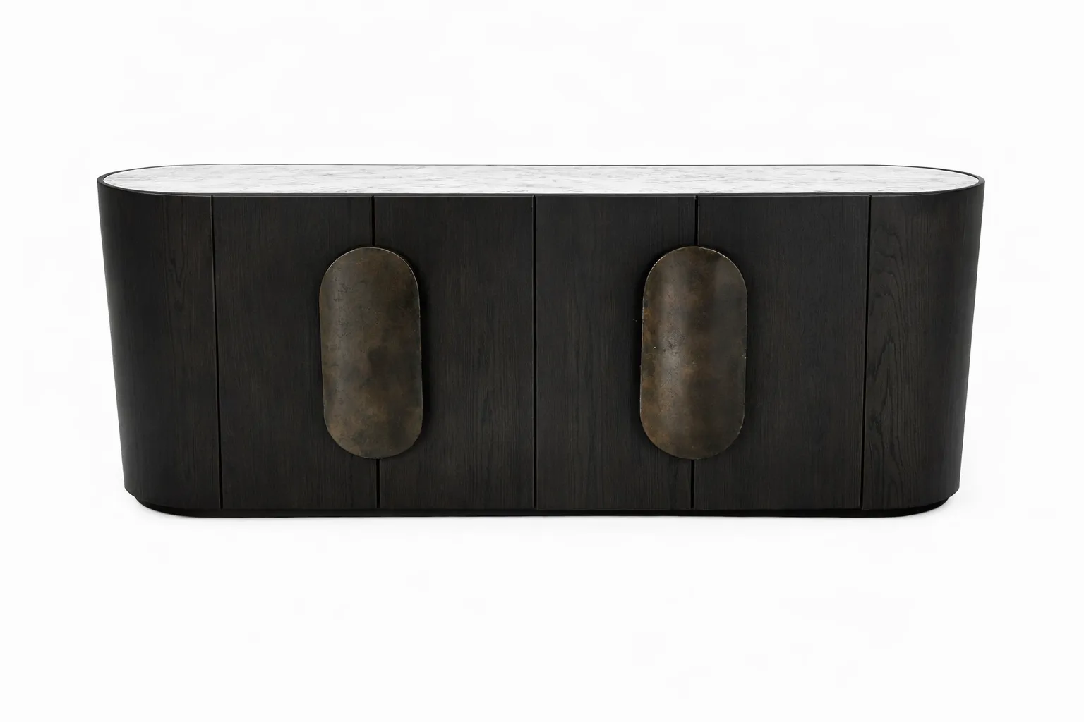 BF 0033 - Buffet - Apollo Marble Top Espresso Oak Timber 