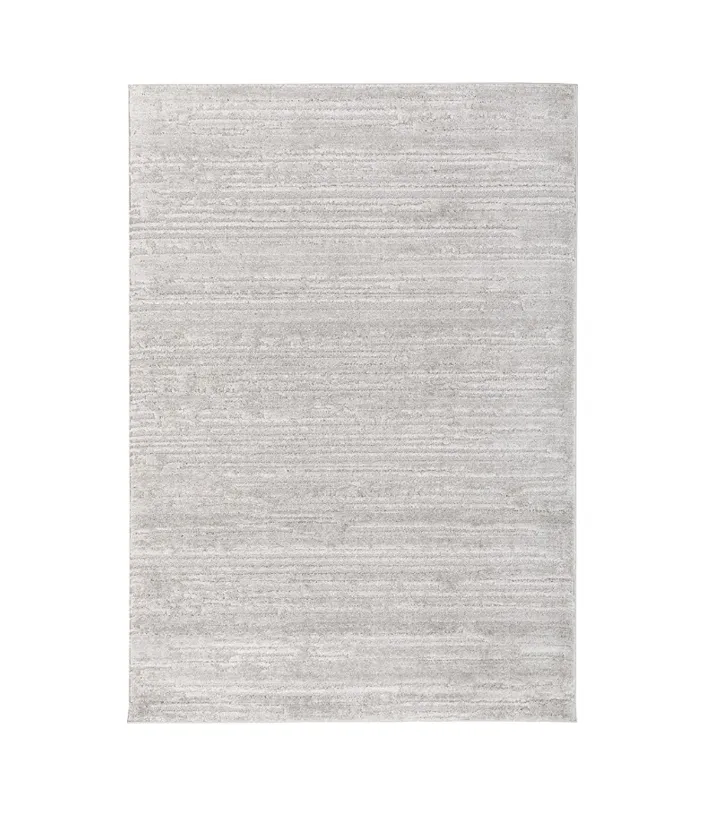 RG 0018 - Rug - Extra Large - Silver Colour Textured Effect Forming an Organic Line Pattern (400cm x 300cm)