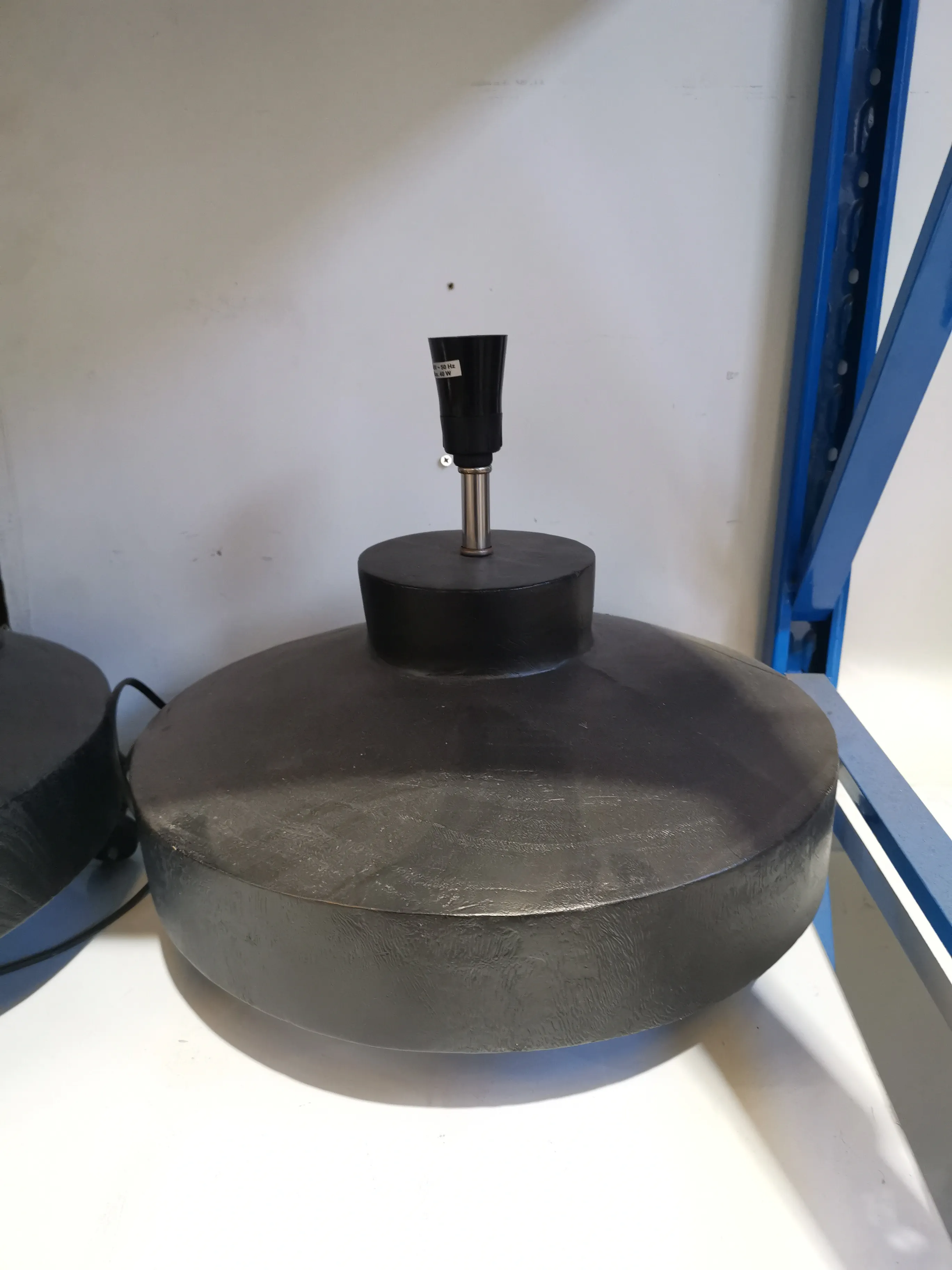 LP 5033 - Table Lamp - Dusted Black Timber Flying UFO