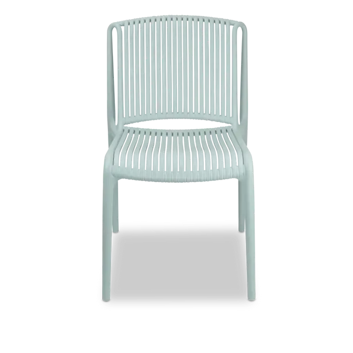 OD DC 0004 - Outdoor - Dining Chair - Slatted Propylene in Mint Green
