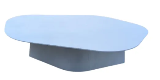 CT 0025 - Coffee Table - Large Free Shaped in White