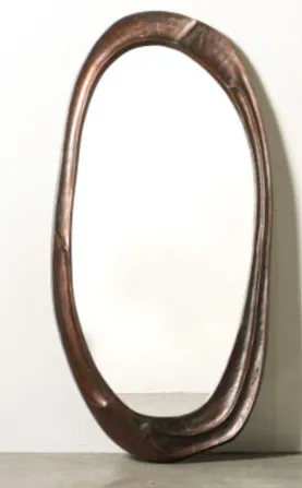 MIR 9004 - Mirror -  Large Oil Brass Aluminium 