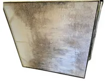 AW 9202 - Artwork - Large - Abstract Metallic in Neutral Tones
