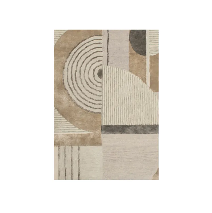 RG 7880 - Rug - Extra Large - Grey/Silver Retro Design (300cm x 400cm)